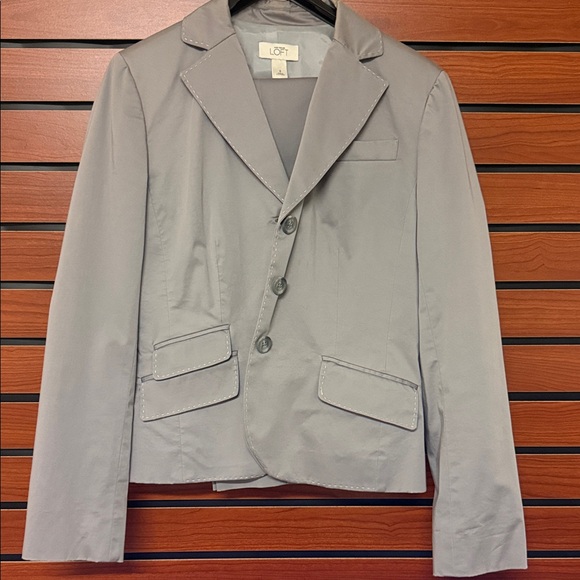LOFT Women's Light Gray Suit Set - Picture 2 of 16